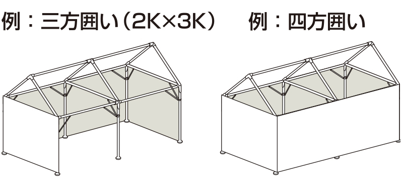 例:三方囲い、四方囲い